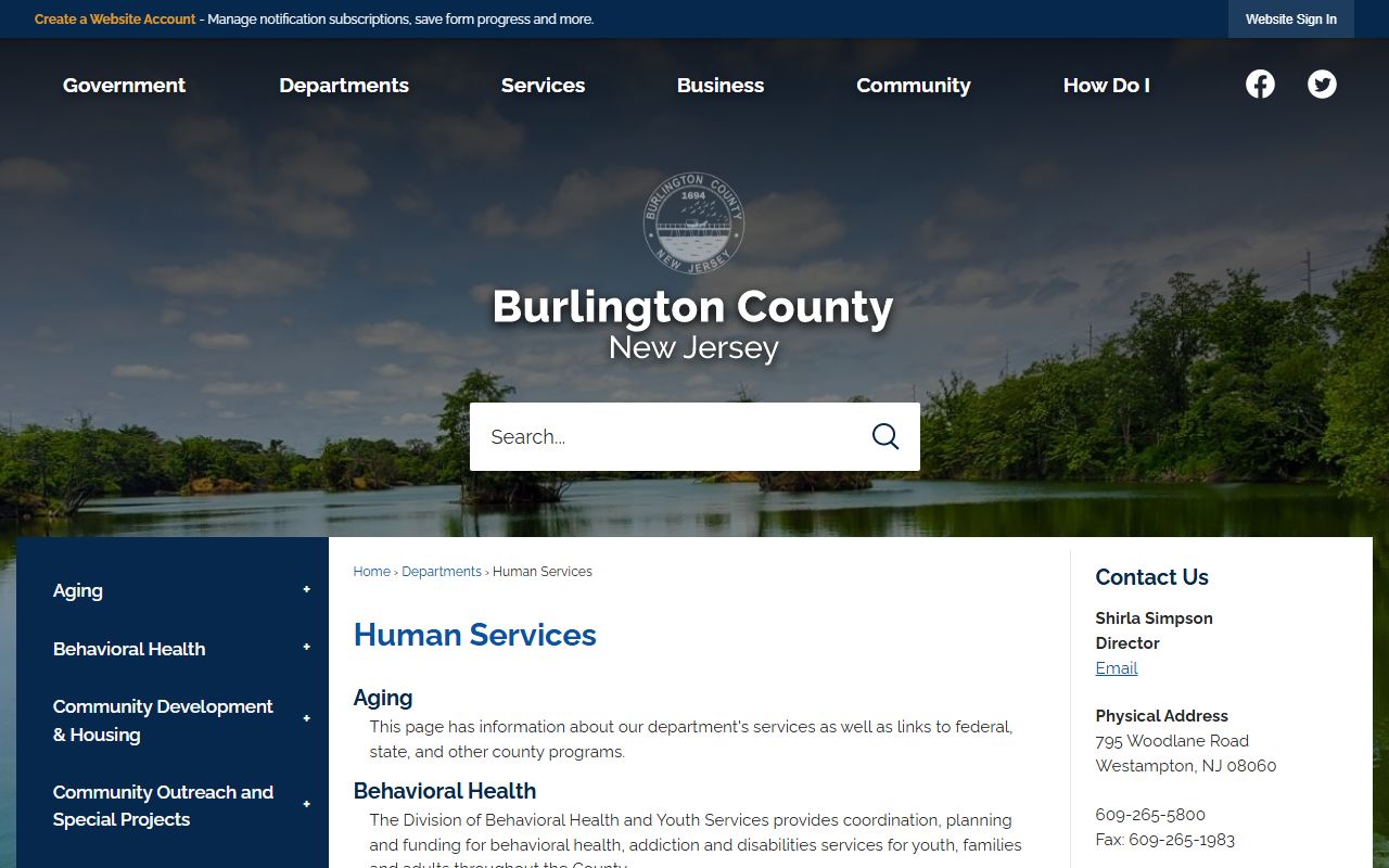 Burlington County Corrections facility for background check inmate records
