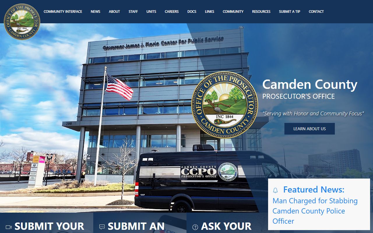 Camden County Prosecutor's Office background check records