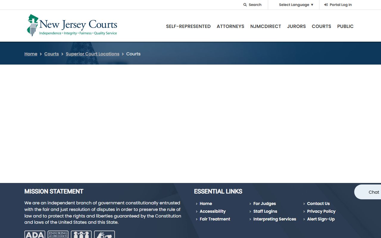 Ocean County Superior Court for background check records